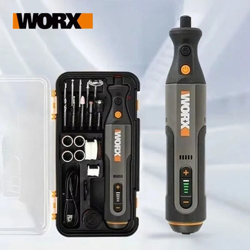 Worx Mini Rotary Tool 8V - Cordless Engraving & Grinding Power Tool