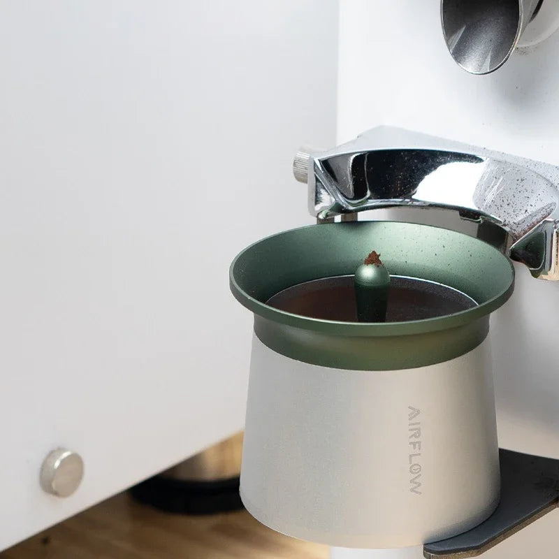 58mm Aluminum Coffee Powder Collector for Barista Brewing