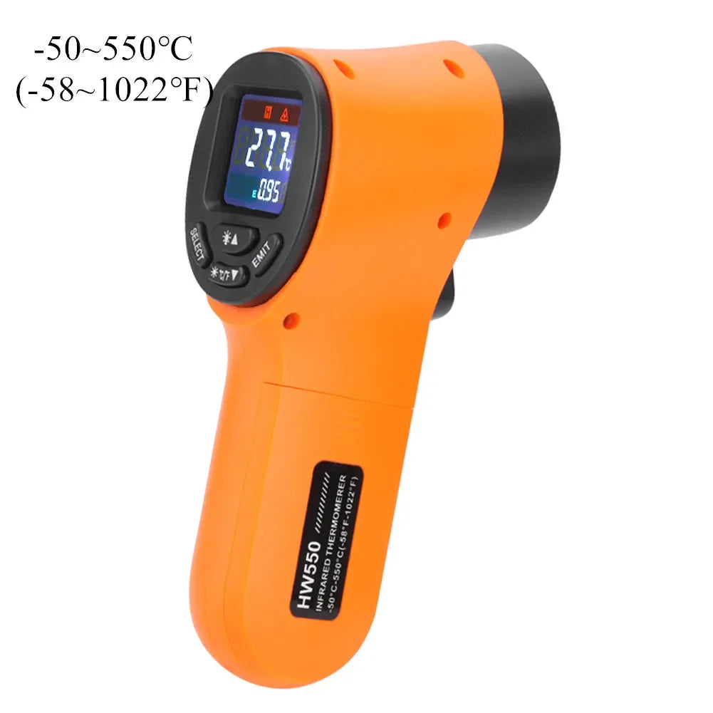 Digital Infrared Thermometer -50 to 600°C | Non-Contact Temperature Scanner