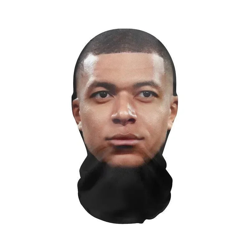 3D Realistic Full Face Halloween Mask - Funny Celebrity Balaclava