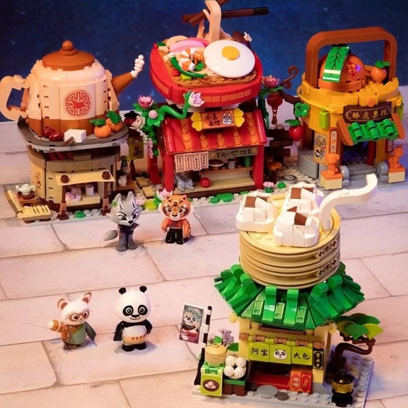 Pantasy Building Blocks Kung Fu Panda Model Toy - Creative Fun!