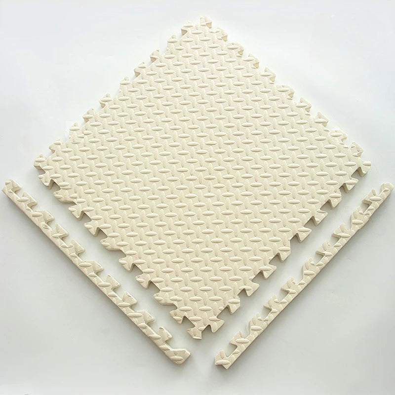 12PCS Interlocking Foam Baby Play Mat - Soft Puzzle Floor Tiles