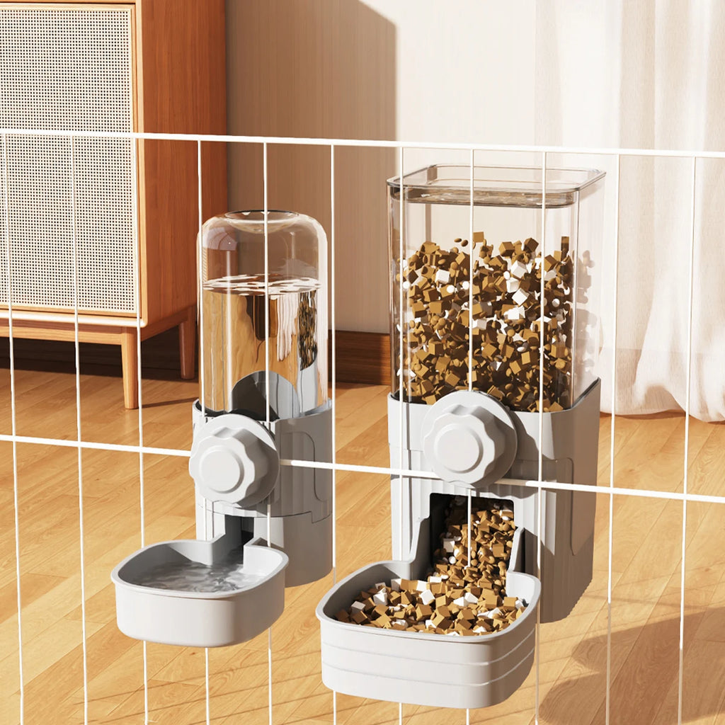 Automatic Pet Feeder & Water Dispenser for Small Dogs, Cats, and Rabbits