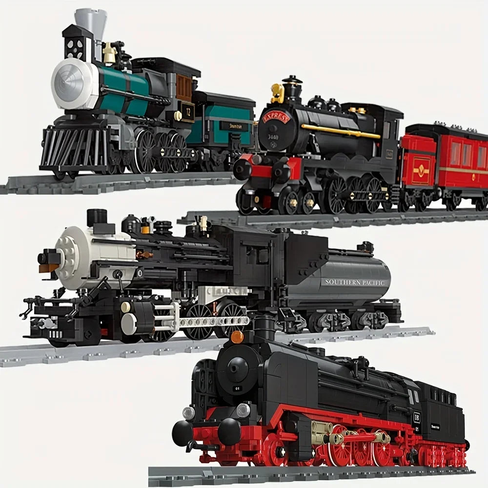 BRO1 GWR Steam Train Building Toy - Creative Model Kit for All Ages