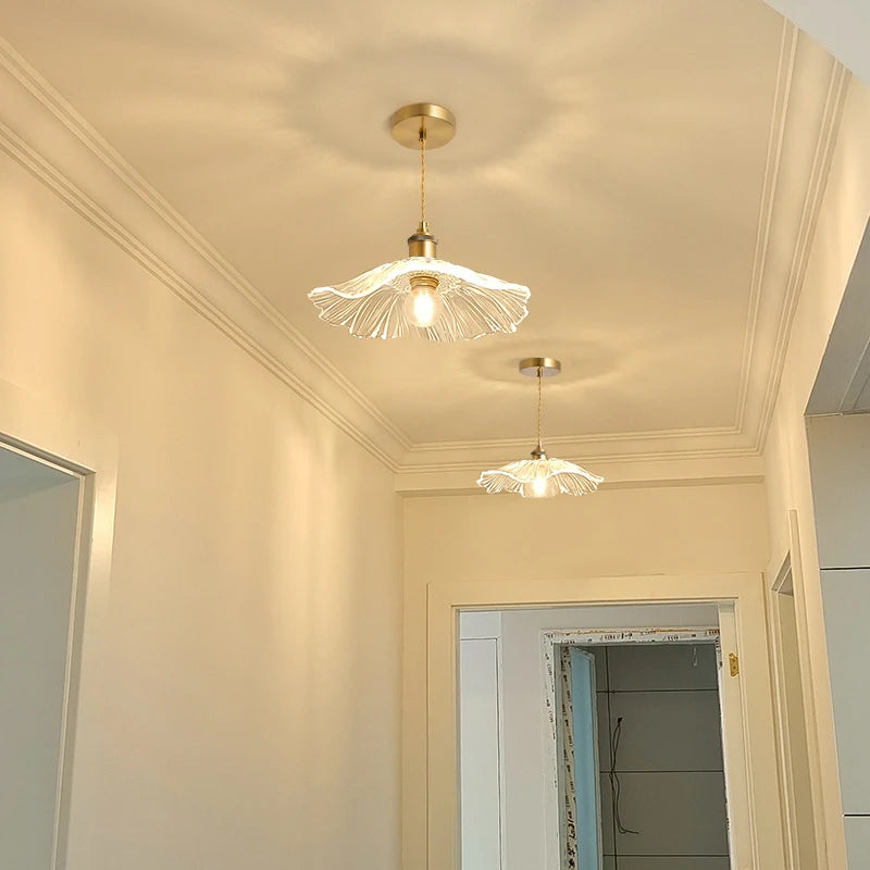 Elegant Retro French Glass Pendant Chandelier for Stylish Spaces