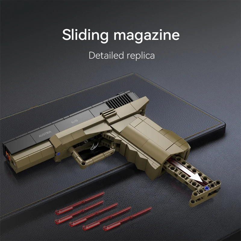 CADA Military Building Blocks - Creative Spear Toy for Kids