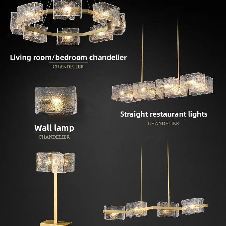 Postmodern Copper Wall Sconce with Clear Glass Shade for Bedroom