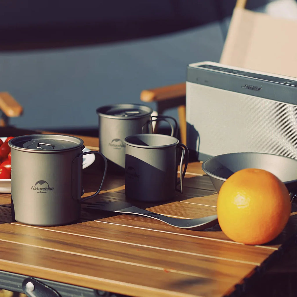 Naturehike Titanium Camping Cup - Ultralight Portable Tea Mug