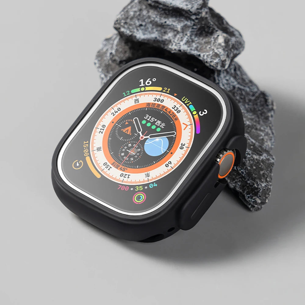 Shockproof Soft Silicone Cover for Apple Watch Ultra 49mm - TPU Bumper