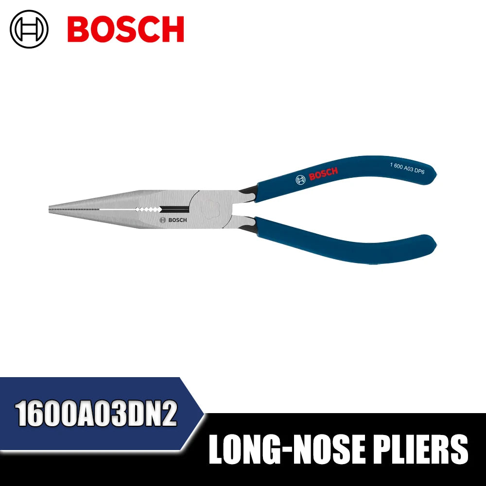 Bosch Long-Nose Pliers - Superior Grip & Precision Cutting Tool