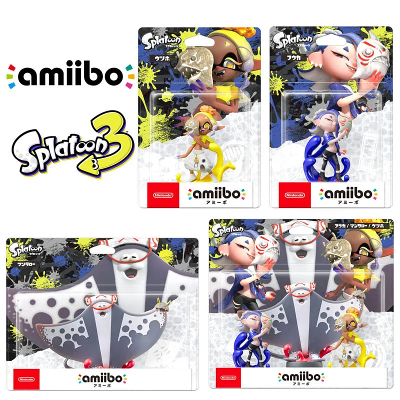 Nintendo Amiibo Splatoon 3 Triple Pack: Shiver, Big Man & Frye