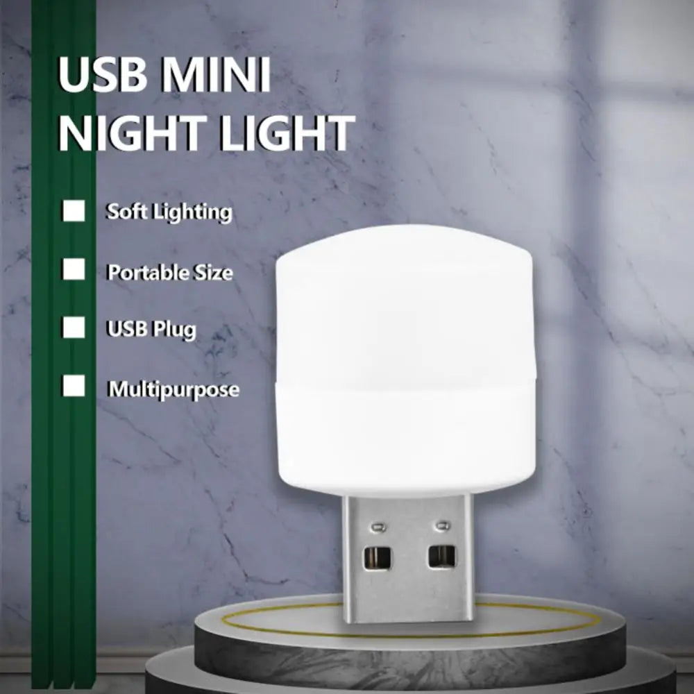 Portable USB LED Reading Lamp - Foldable Mini Book Light