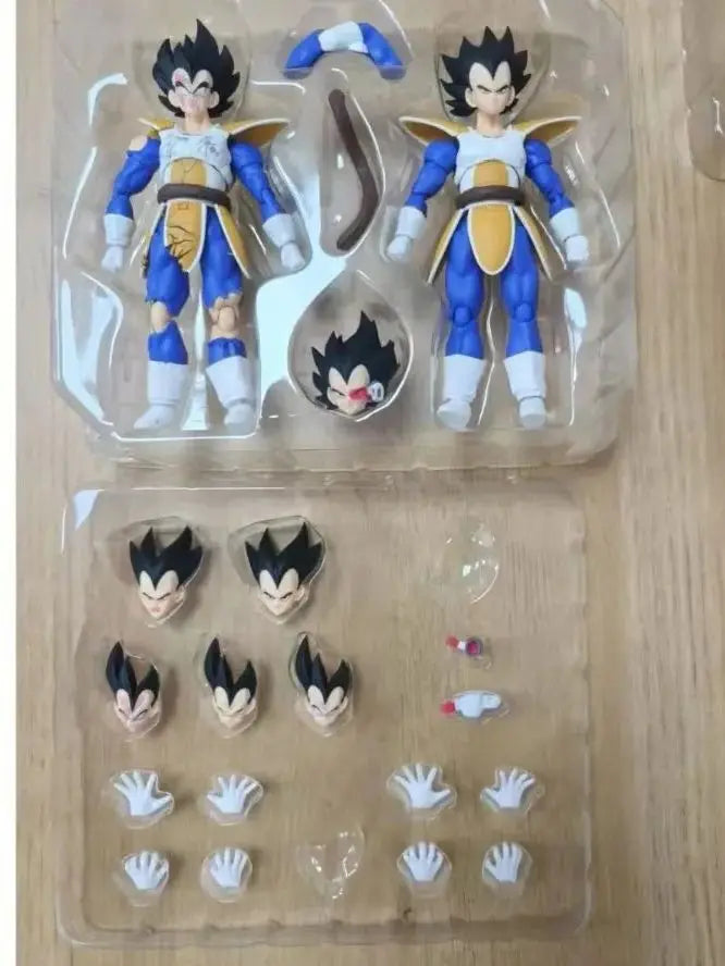 Dragon Ball Z Super Saiyan Battle Damaged Goku & Vegeta Action Figures