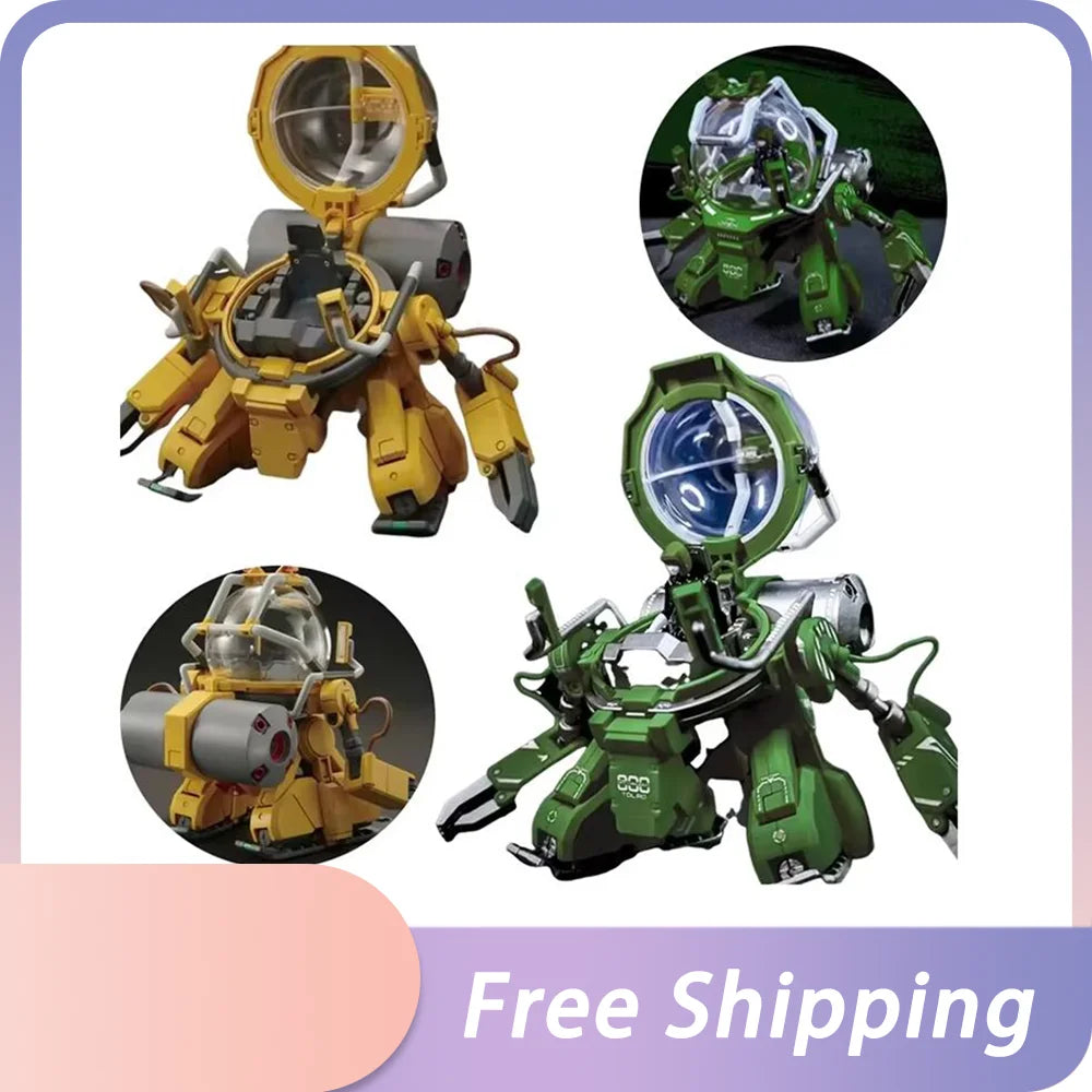 Hg 1/144 Tolro-800 Construction Robot Model Action Figure - Army Green