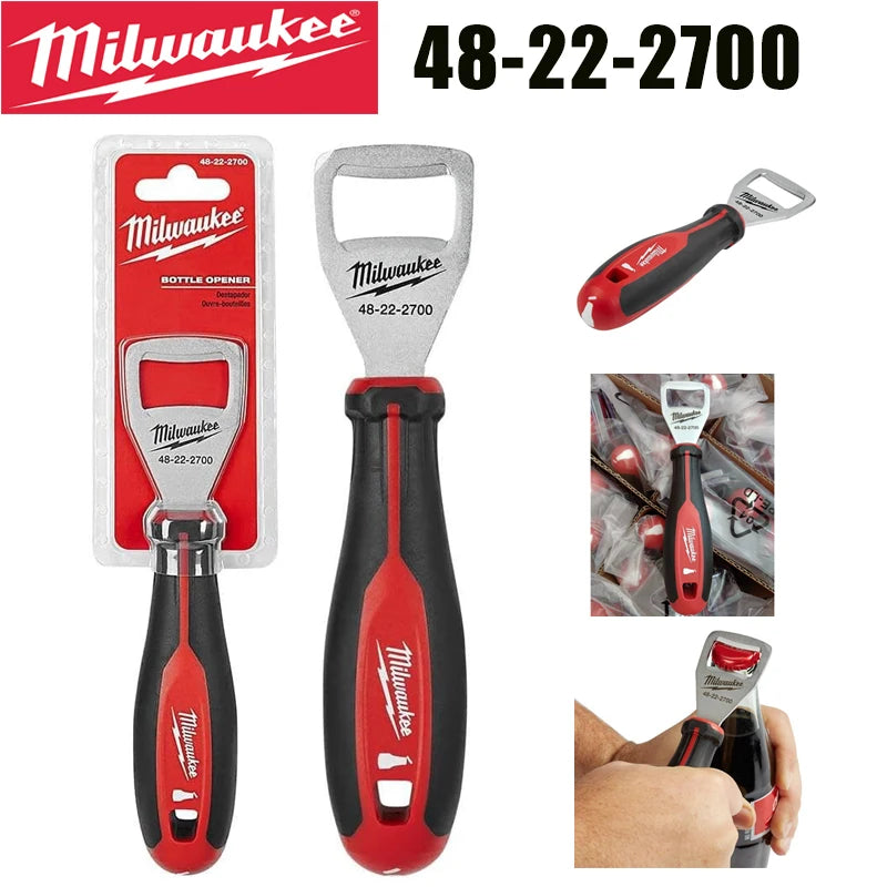 Milwaukee Professional Beer Bottle Opener with Comfort Grip Handle