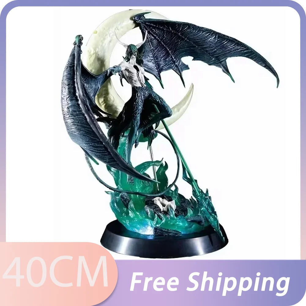Ulquiorra Cifer Luminous 40cm PVC Anime Figurine - Stunning Desktop Ornament