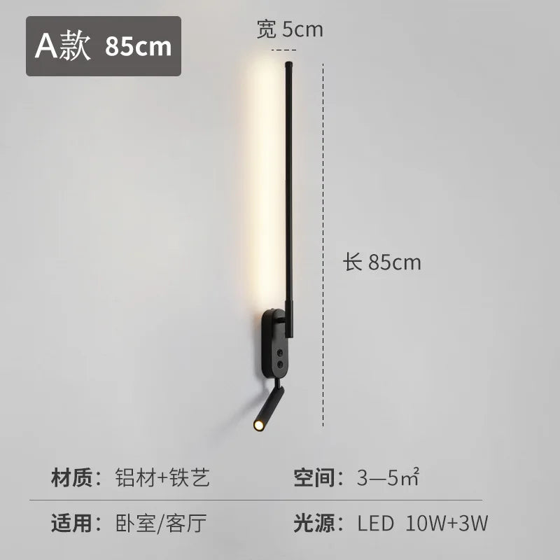 Modern Rotating Spotlight LED Wall Lamp for Living Room & Bedroom
