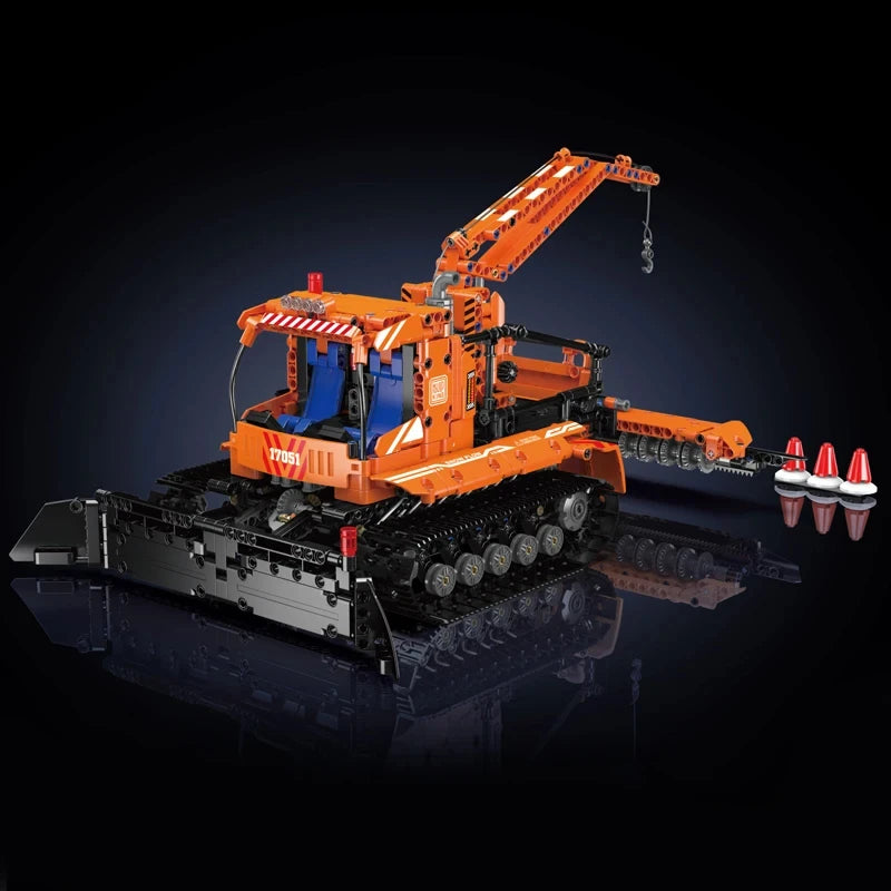 MOULD KING Remote Control Snowfield Engineering Truck Building Blocks