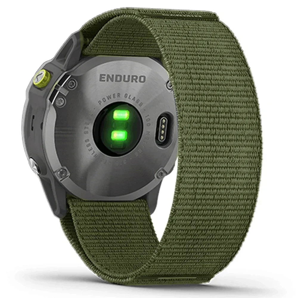 QuickFit 22mm/26mm Nylon Band for Garmin Watches - Durable & Stylish