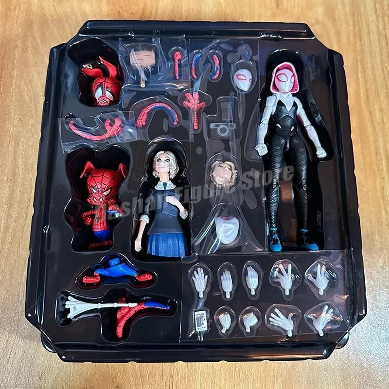 Spider-Verse Action Figures: Gwen Stacy & Miles Morales Models