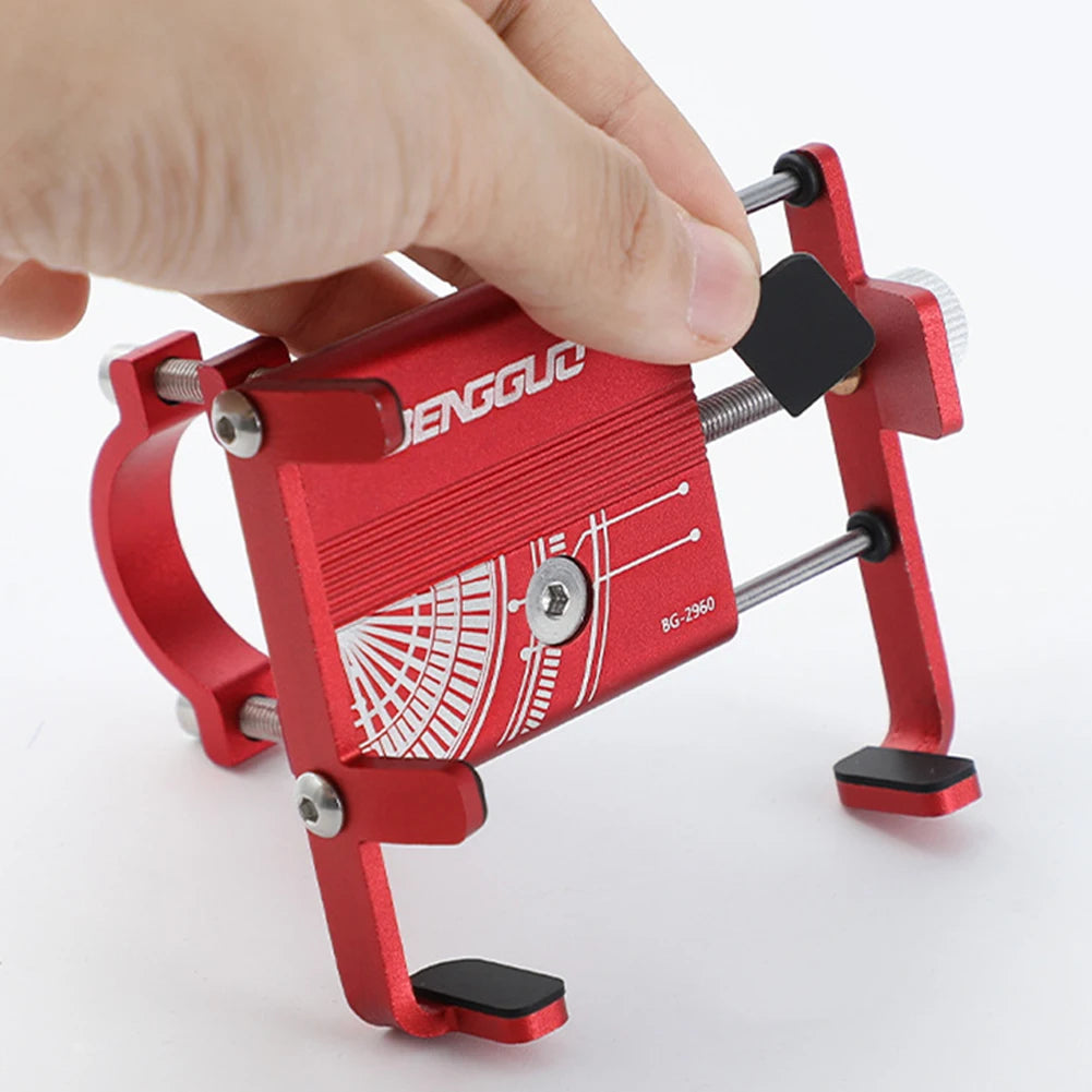 Adjustable Aluminium Alloy Bike Phone Mount – Secure & Nonslip Holder
