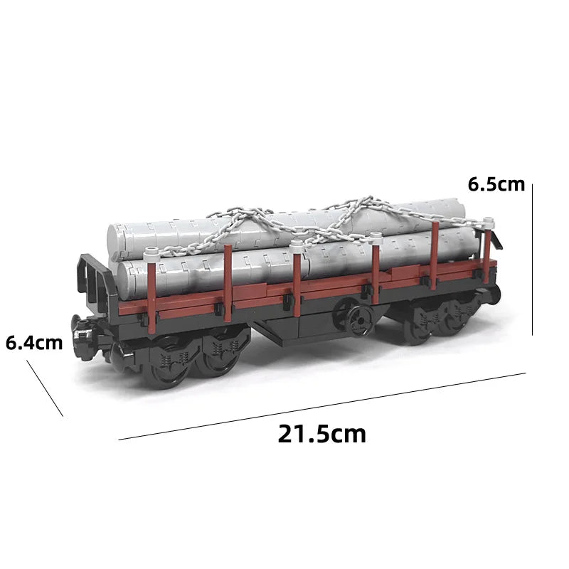 XQ MOC Train Carriage Building Blocks - Eco-Friendly Play Set