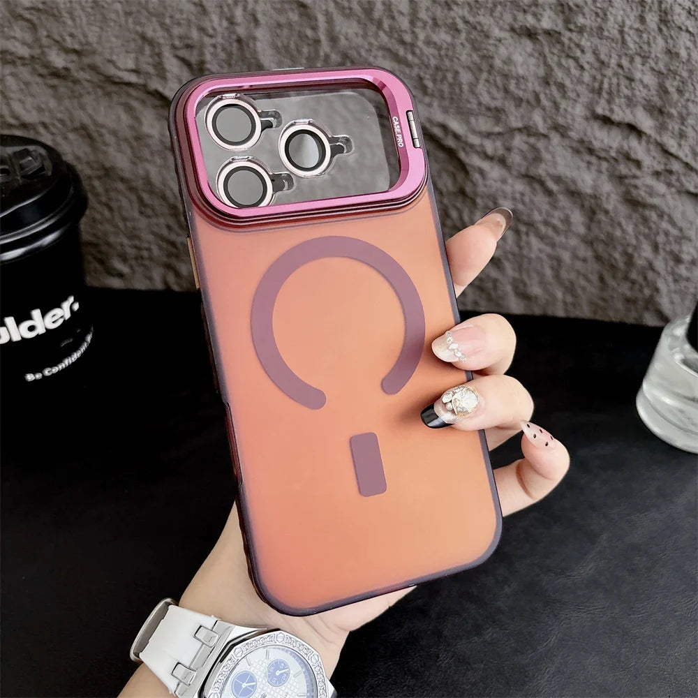 Color-Changing MagSafe Invisible Holder Case for iPhone 17 Pro Max