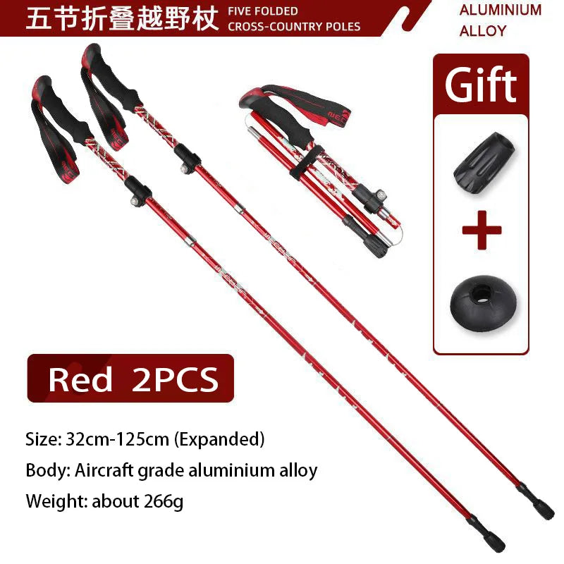 Lightweight Telescopic Trekking Poles for Hiking & Outdoor Adventures
