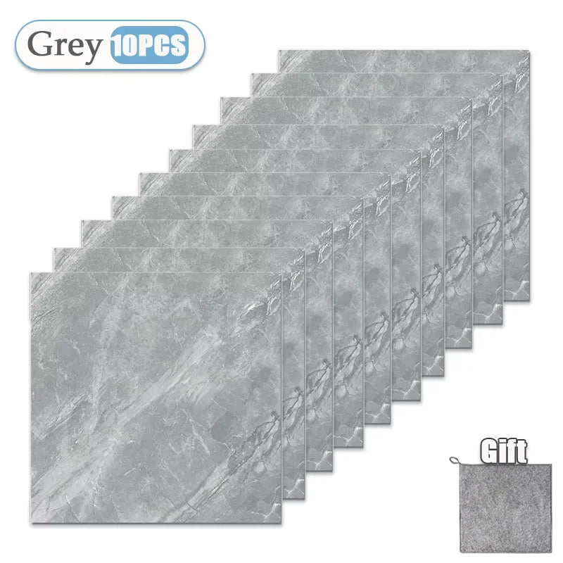 Thickened Self-Adhesive Marble Tile Stickers - Waterproof & Durable