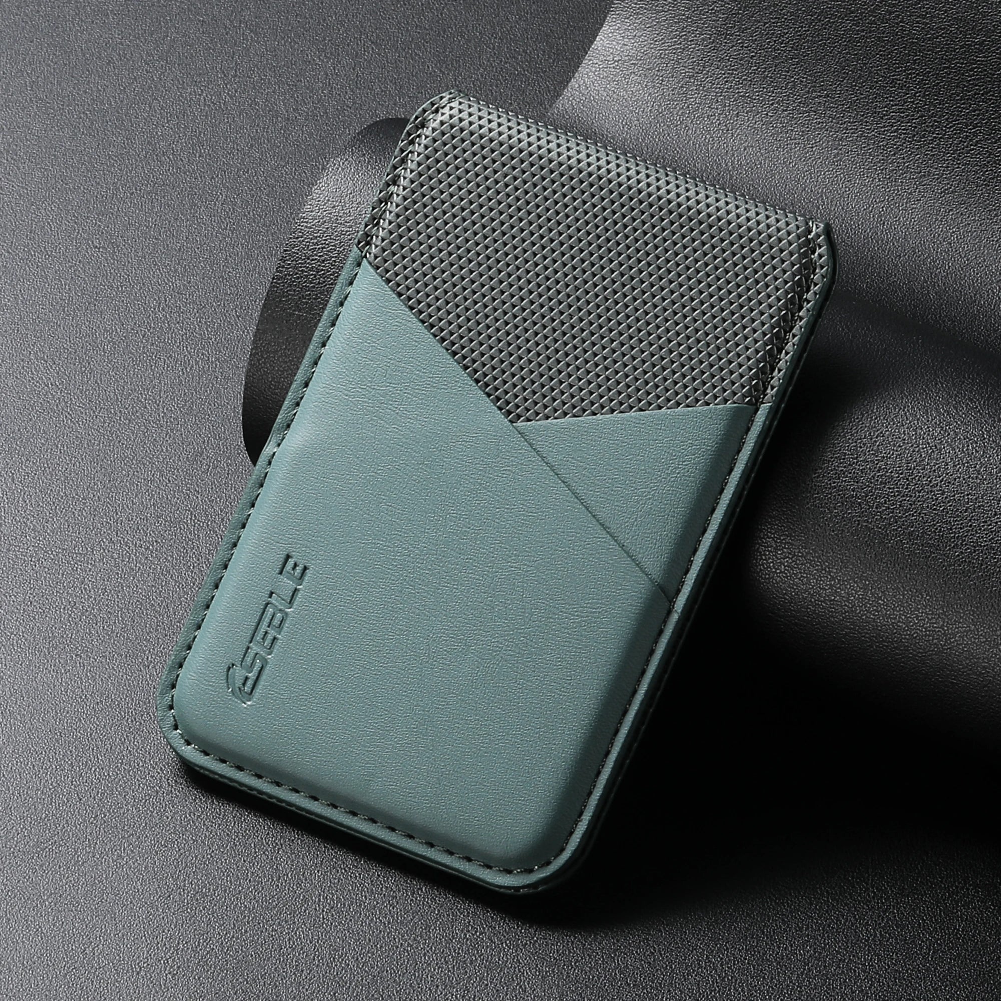 Elegant Leather Wallet MagSafe Card Holder for iPhone & Galaxy