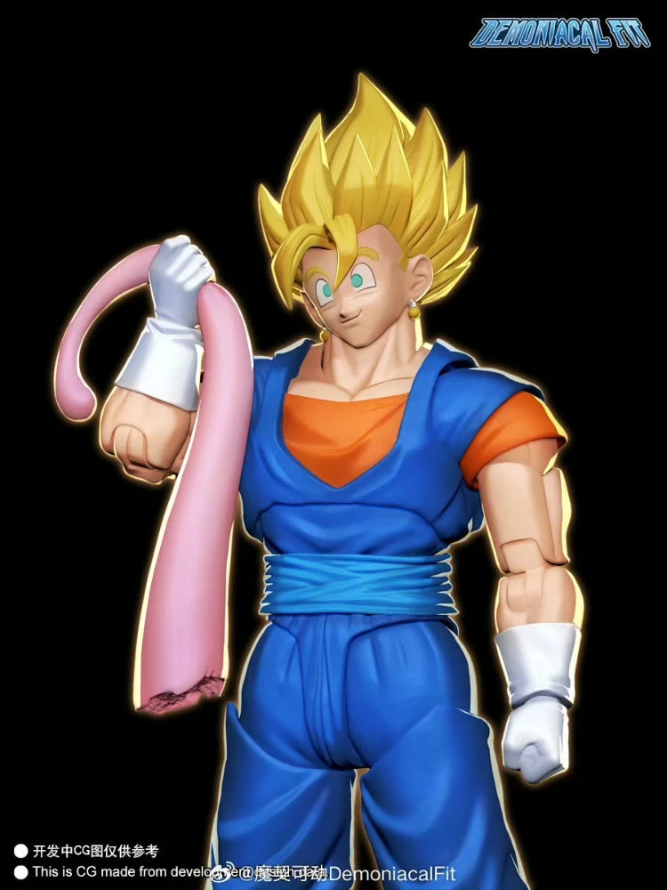 Vegetto Super Saiyan Action Figure - Dynamic Anime Display