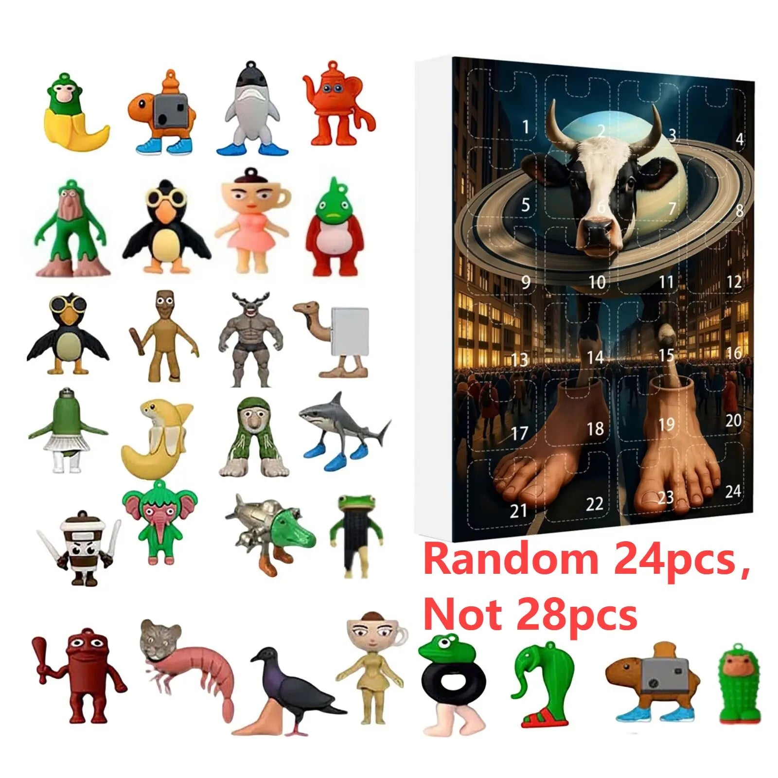 2025 Christmas Countdown Advent Calendar - 24 Days of Fun Surprises