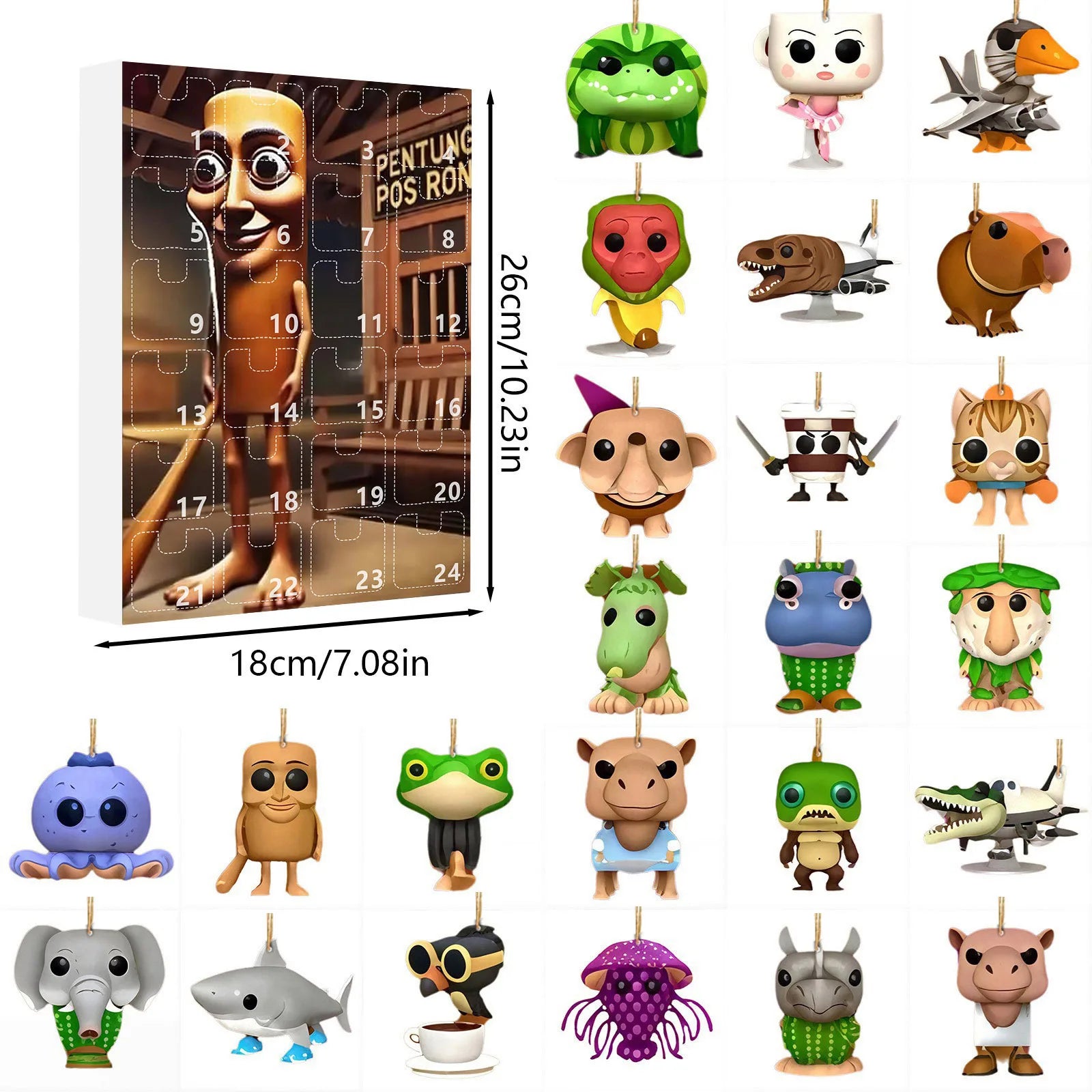 2025 Christmas Countdown Advent Calendar - 24 Days of Fun Surprises