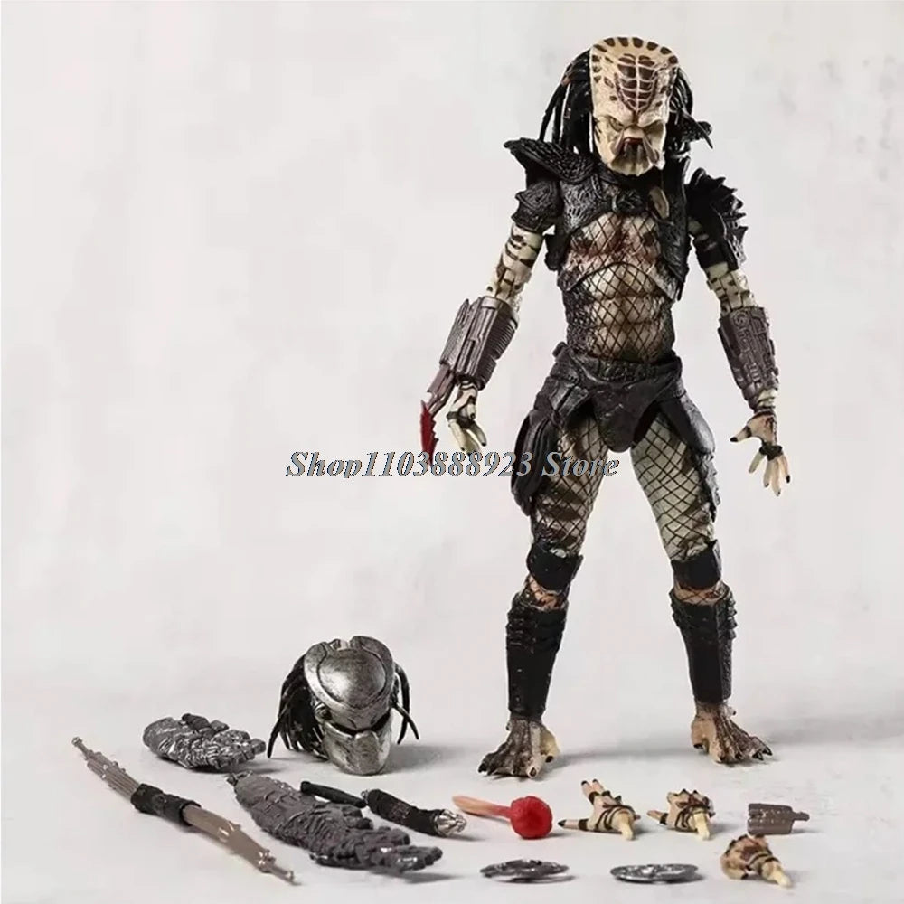 Ultimate Jungle Hunter Predator Alien Figure - Shaman Elder Model Toy