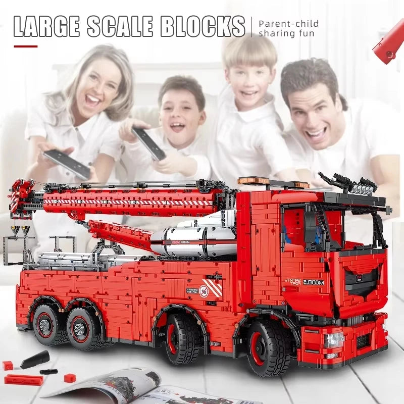10966PCS Motorized Tow Truck MKII Building Block Set for Kids