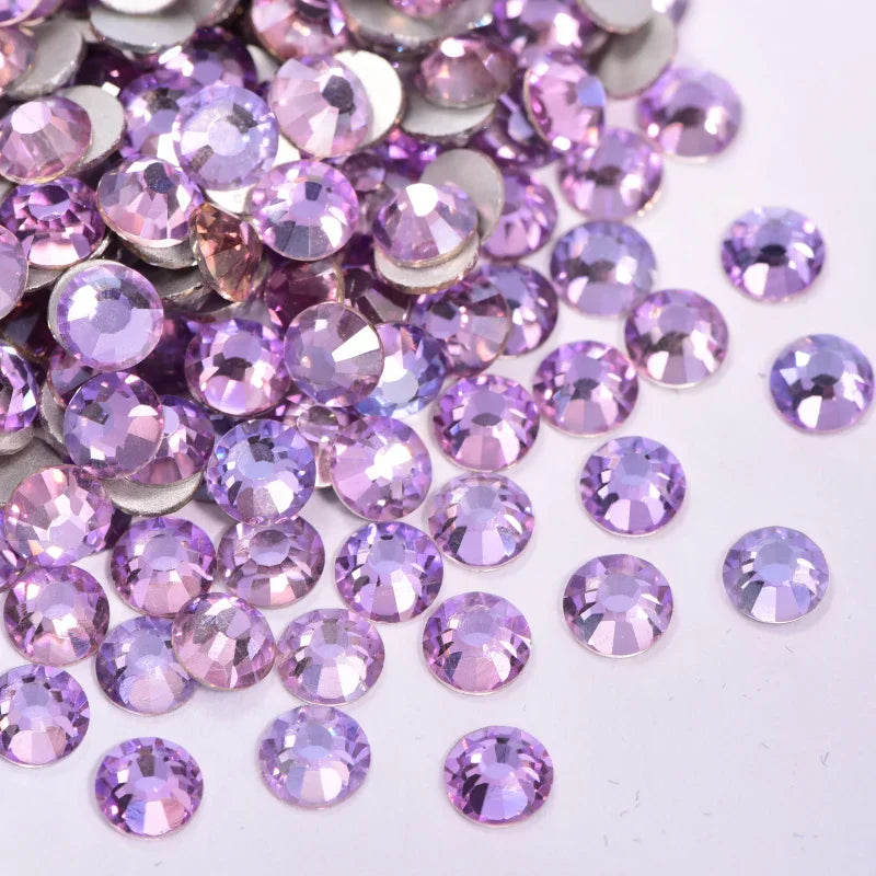OLeeya Bulk Non-Hotfix Rhinestones for DIY Nail Art & Garments