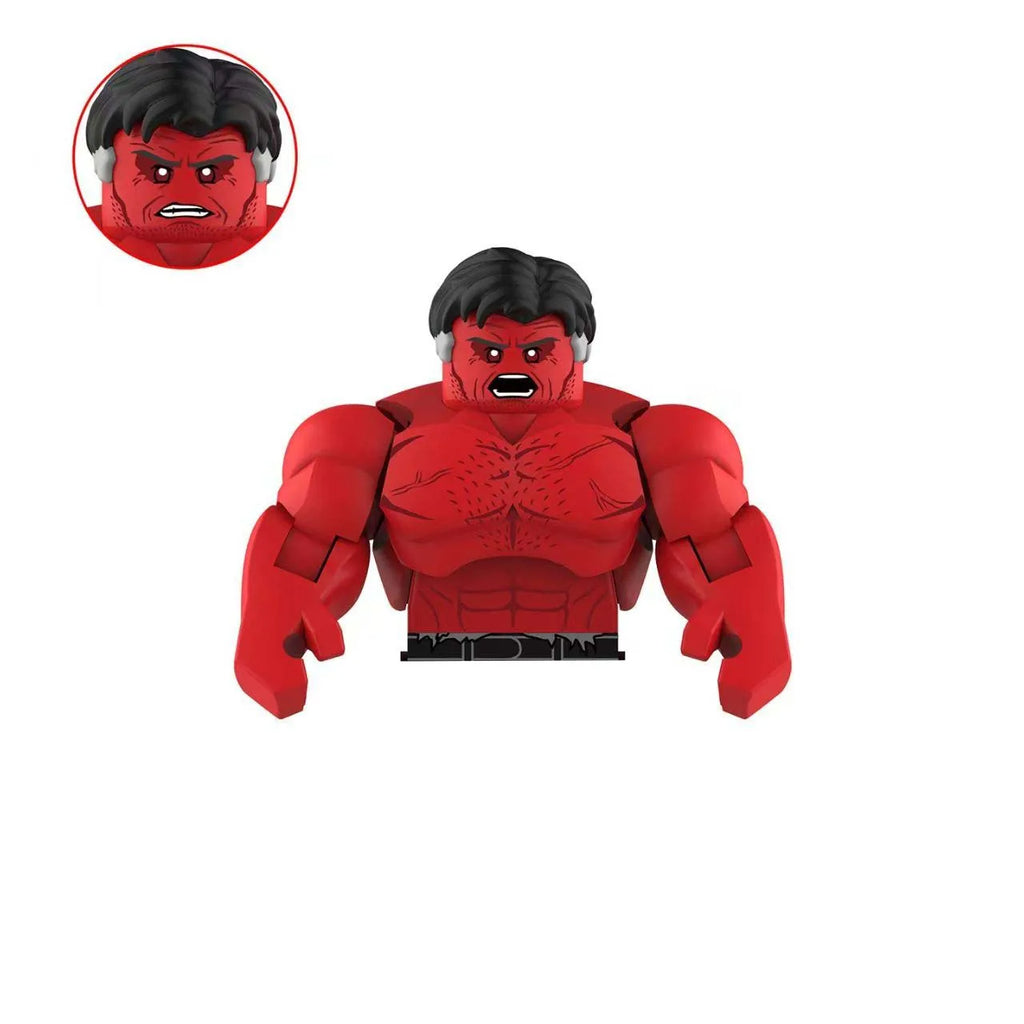 Assemble Movable Mini Bricks Lizard Rhino Action Figure Toy