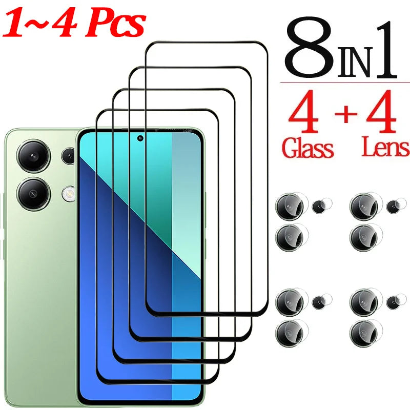 Premium Tempered Glass Screen Protector for Redmi Note 14 & 13 Pro
