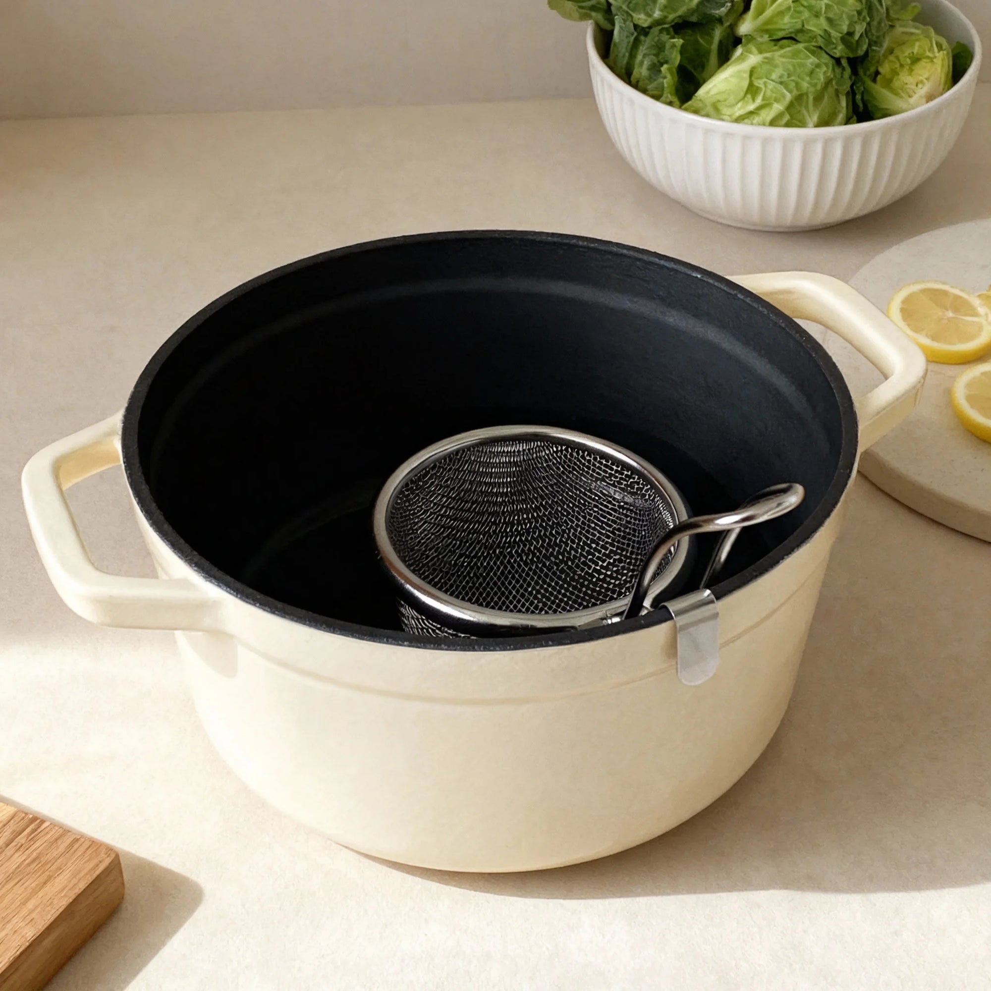 304 Stainless Steel Colander - Multi-functional Kitchen Strainer