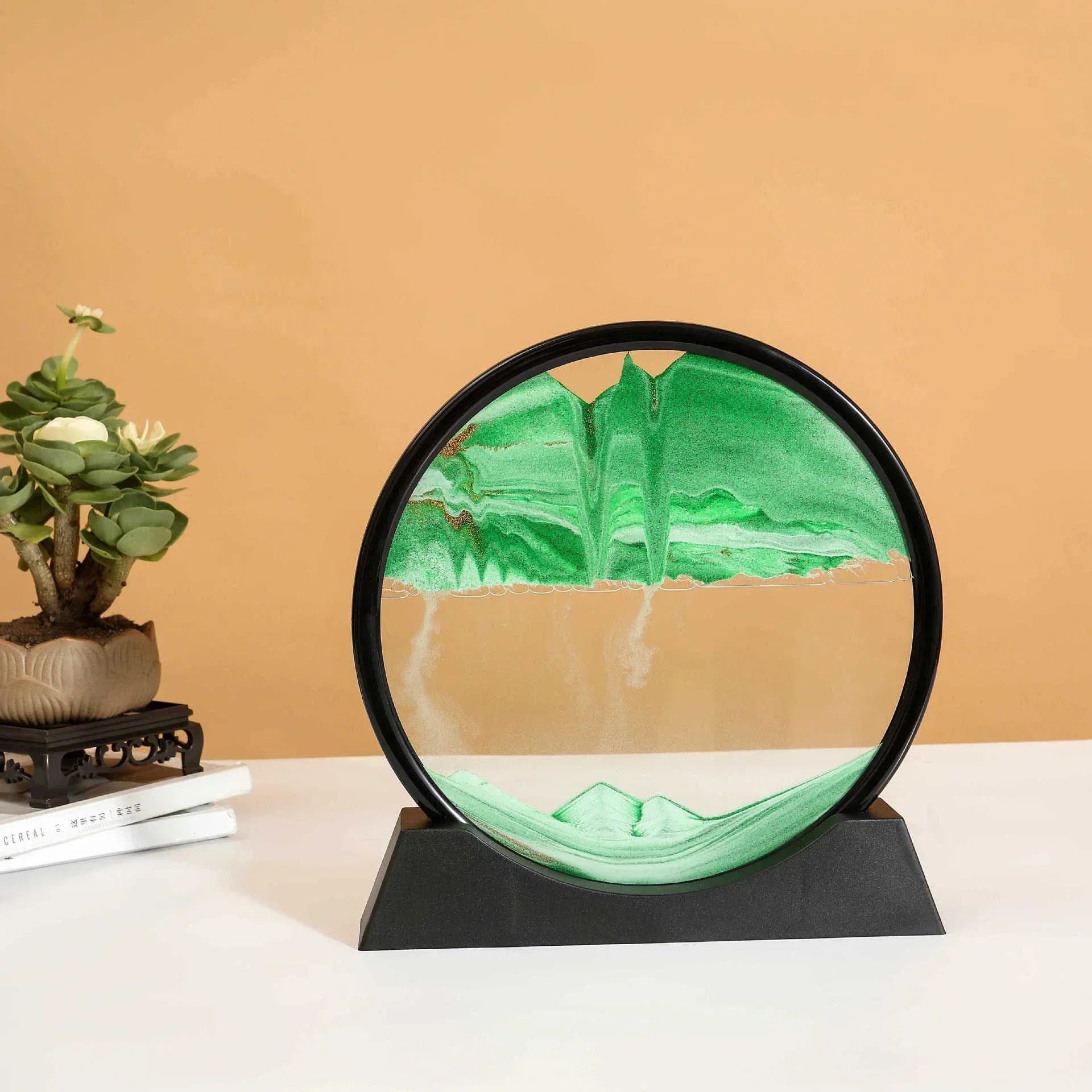 3D Moving Sand Art - Quicksand Liquid Hourglass Home Decor