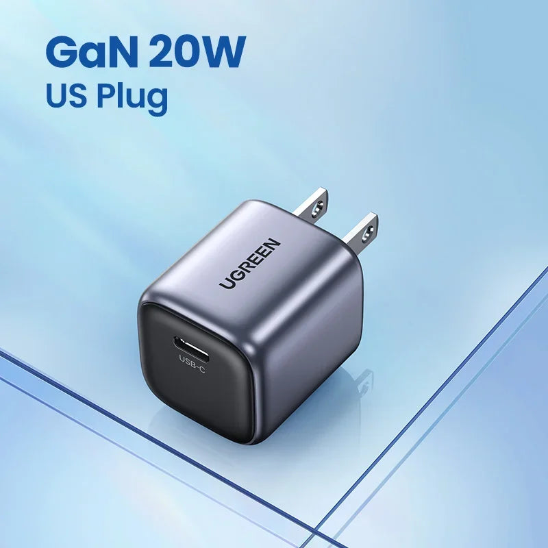 UGREEN 45W GaN USB Charger - Fast Charging with Dual USB-C Ports