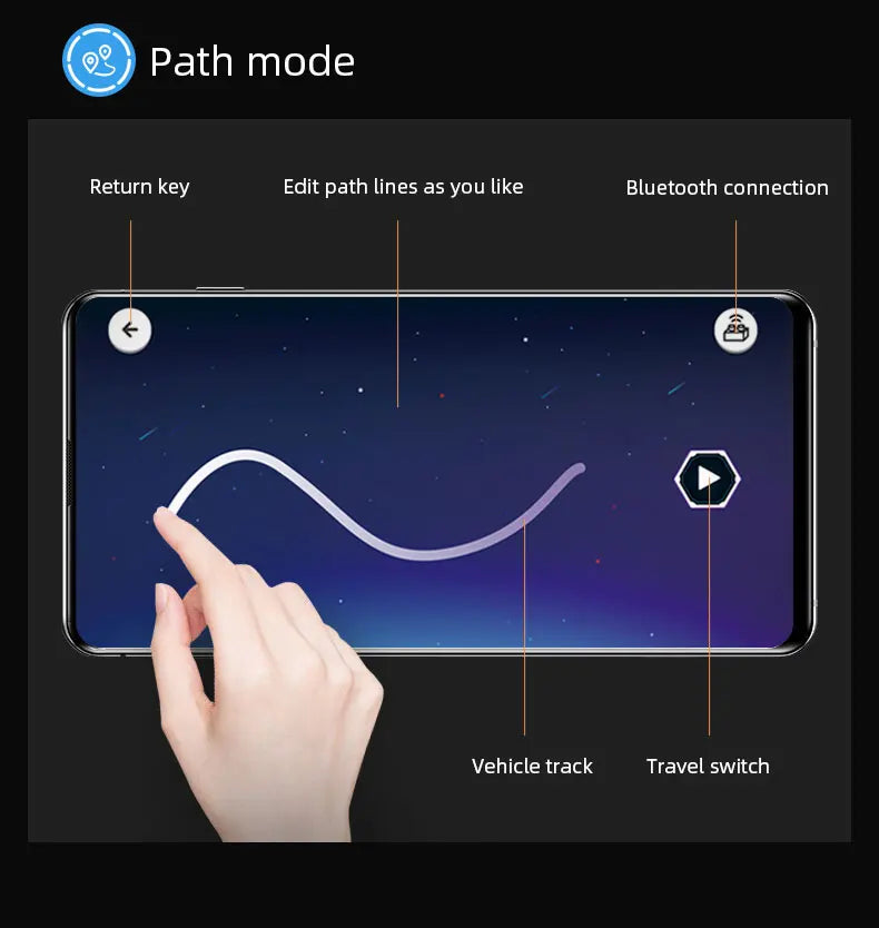 CaDA Off-Road LED Buggy Building Blocks Toy for Creative Play