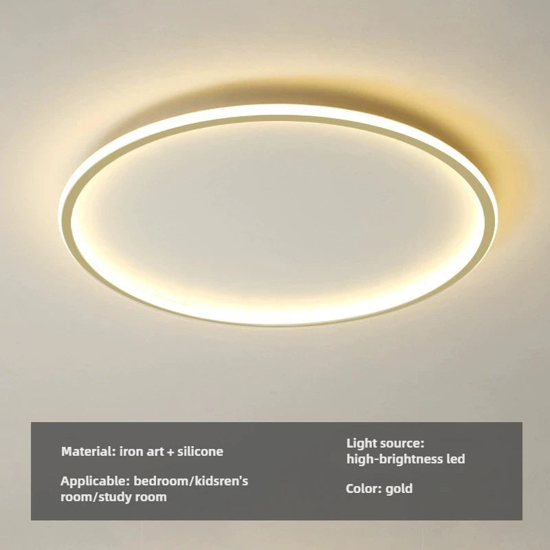 Dimmable Ultra-Thin LED Ceiling Light with Remote Control - Modern Design