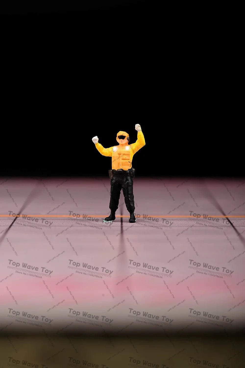 Creative Miniature Painted Figures for Car Model Photography