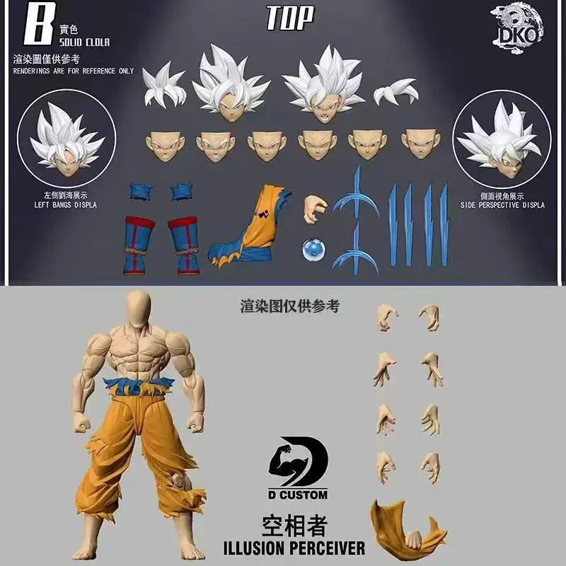 Son Goku Ultra Instinct Action Figure - Dko Studio Collectible