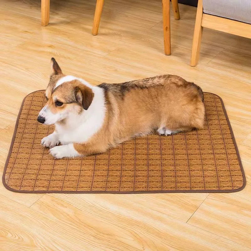 Cooling Dog Mat - Extra Large Bamboo Ice Pad for Pets