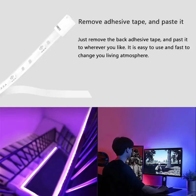 Yeelight Smart LED Light Strip 1S RGB - WiFi Control, 2M Length