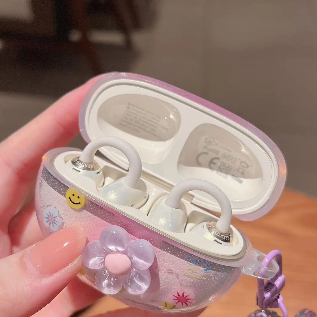 Crossky C50 Cartoon Soft Case for Wireless Bluetooth Earphones