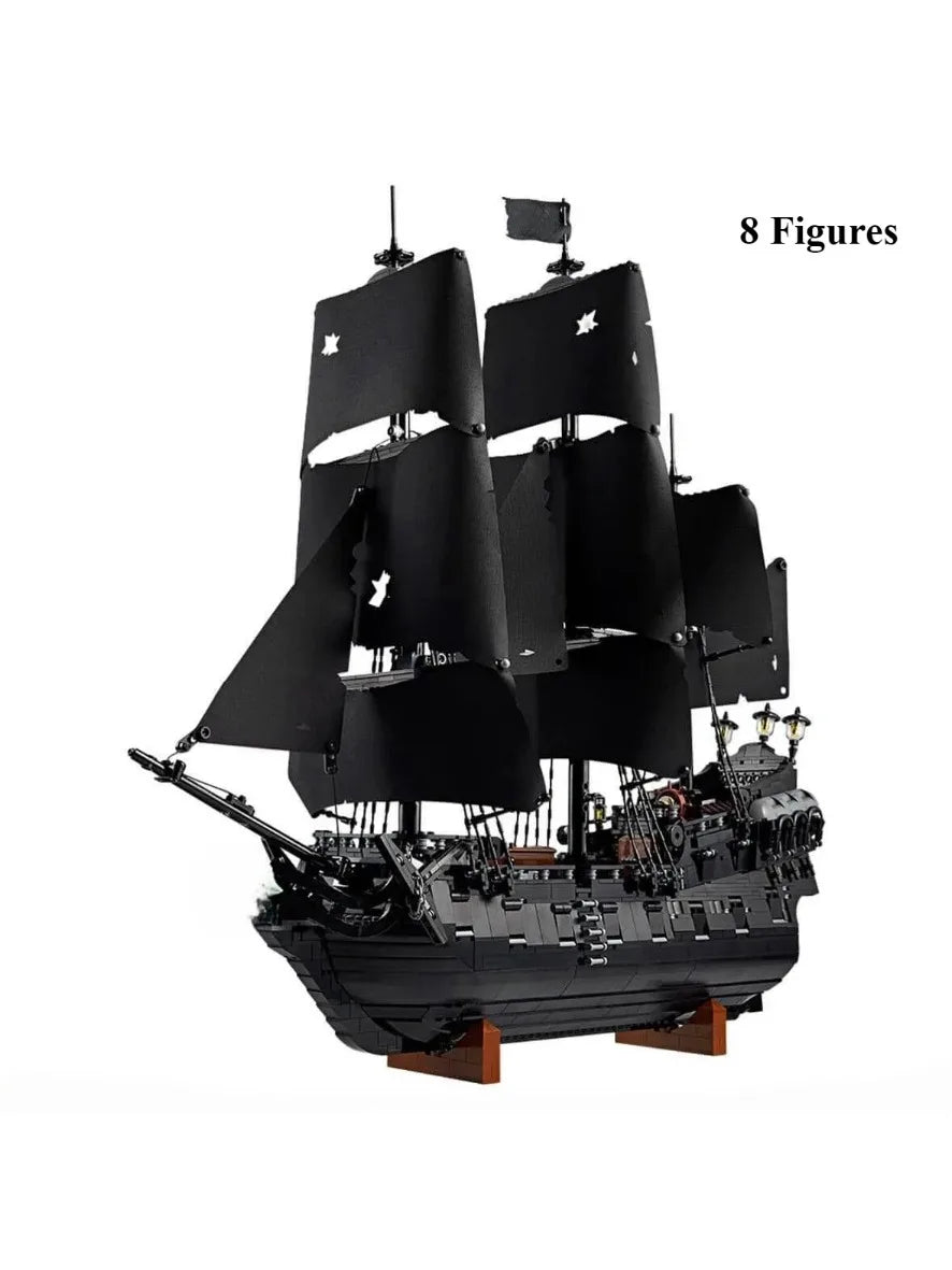 Creative Pirate Ship Building Block Set - Fun Home Decoration & Gift