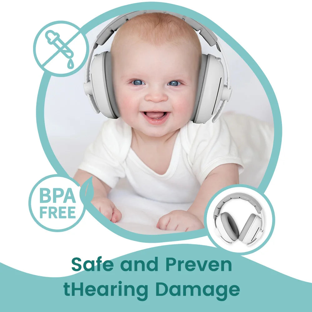 Noise Cancelling Baby Ear Protection Headphones - Travel Essential